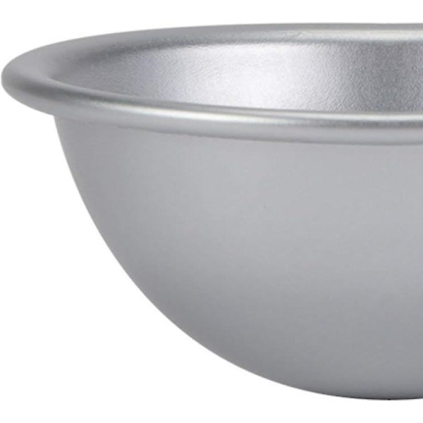 9cm/3,62 tum halvcirkelform aluminium halvklotformar panna sfär badbombform kakbakning bakverk bakform set