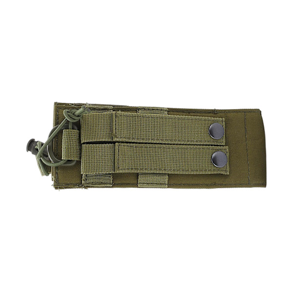 2024 Utomhus Militär Radio Magasin Väska Fick Oxford Tyg Hållbar Intercom Holster Midjeväska Grön