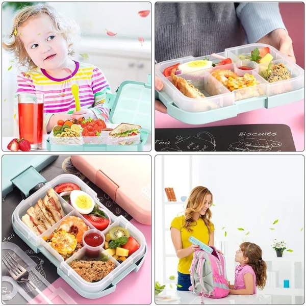 Lunchbox för barn - 920 ml - Picknickresor - Blå