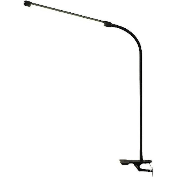 Skjønnhetslampe, brodert lampe, langarmet skrivebordslampe, negllampe, belysning, øyebeskyttende klips skrivebordsarbeidslampe, gulvmontert LED-lampe