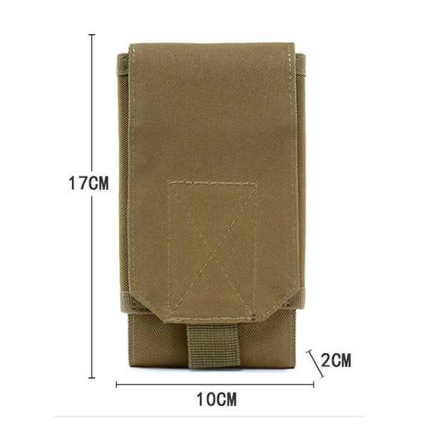 Combat Tactical Army Molle Väska För Mobiltelefon Bältesväska Cover CaseACU