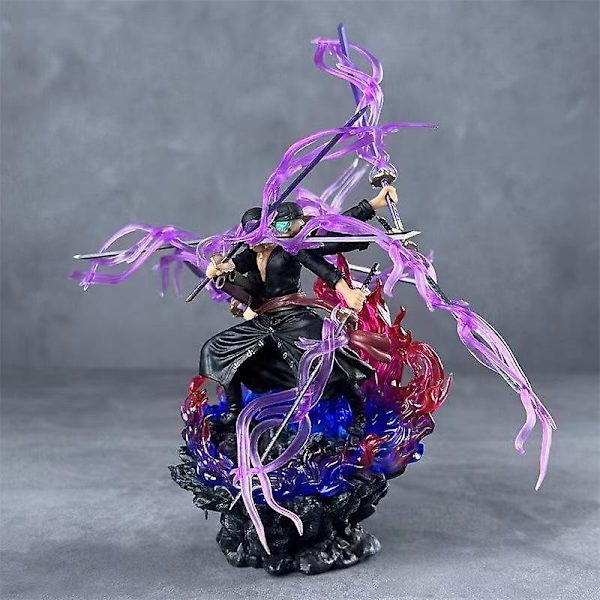 14cm Anime One Piece Zoro Figur Wano Onigashima 9 Swords Style Action Figurine Pvc Statue Model Samleobjekt Dekoration Legetøj Gave（Ingen æske）