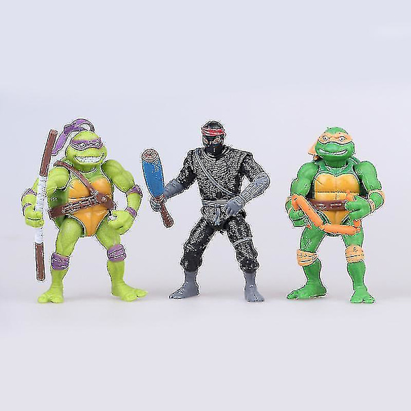 6 st Ninja Turtles Set Actionfigur Ninja Turtles Leksaksset Plast Leksaksfigur Samling