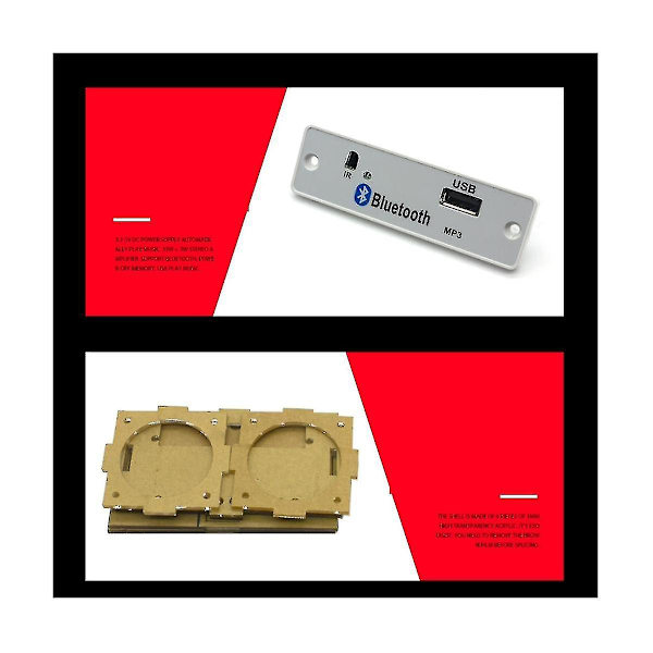 Elektroniskt gör-det-själv-kit Bluetooth-högtalare Elektronik gör-det-själv-lödprojektkit Bluetooth-stereohögtalare