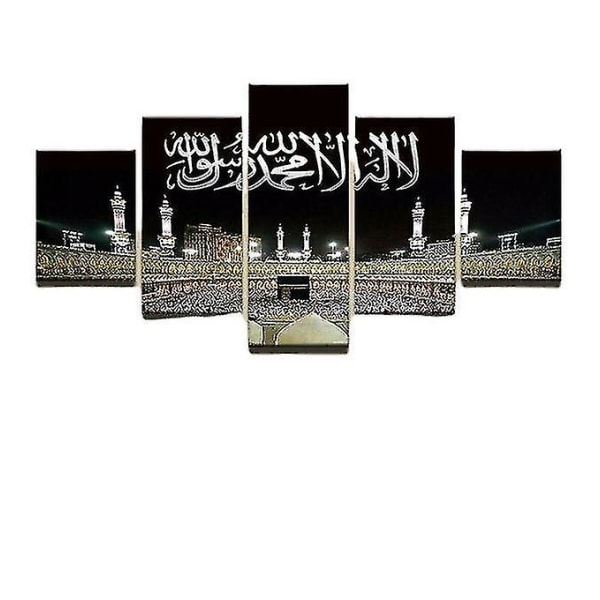 5st Print Mekka Hajj islamisk muslimsk väggkonstbild Heminredning