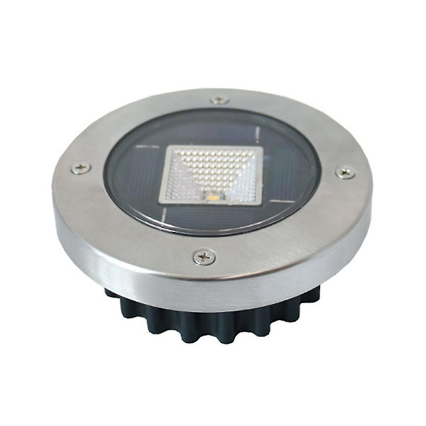 Led solcellsdriven nedgrävd marklampa utomhus väg trädgårdsdäck