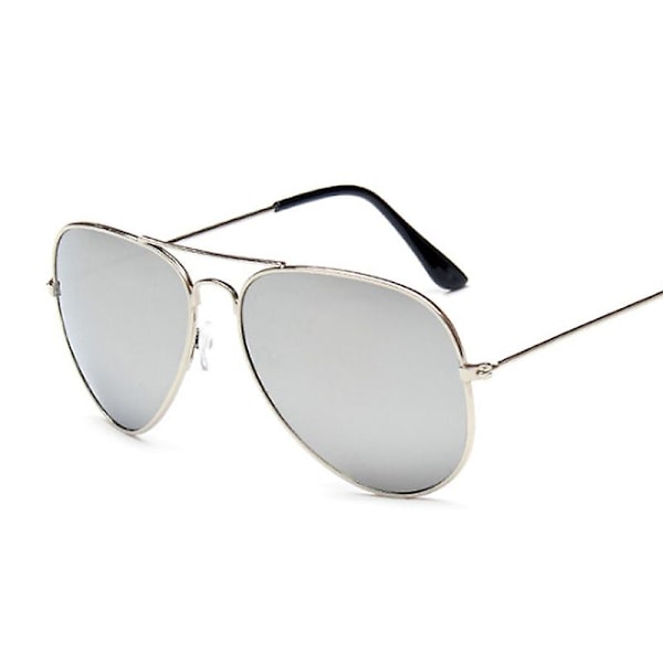 Pilot Solglasögon Vuxen/Vuxen Klassisk Märke Designer Aviation Solglasögon Vuxen Vuxen Retro Utomhus Körning Oculos De Sol（Guld Lila）