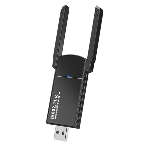 Tietokoneen langaton verkkokortti 5g 1300mbps Tietokone USB Wifi-vastaanotin Gigabit Dual-band Wireless Network Car