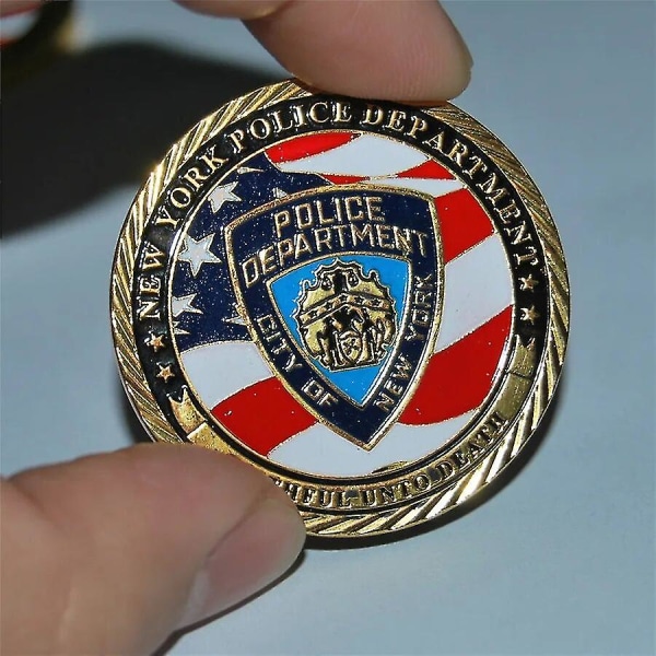 Us Department New York Police Department Nypd Challenge Mønt-samlergave
