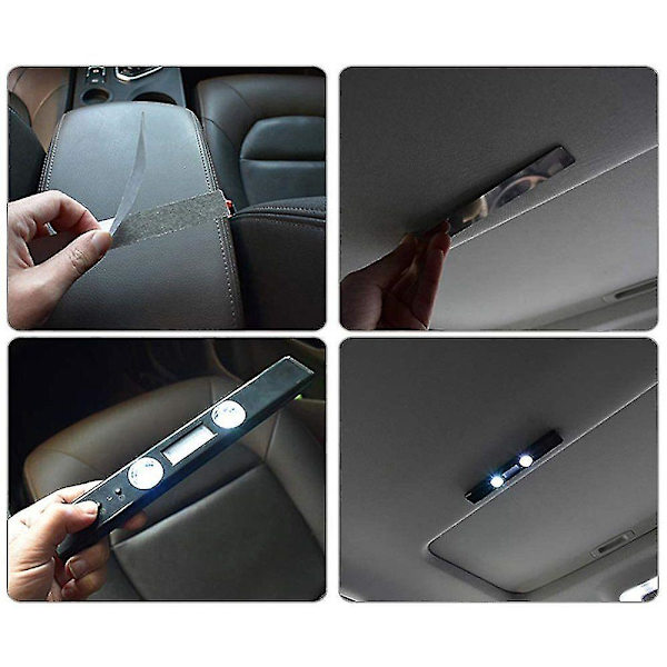 Led-sisävalaistus autoon, USB-auton tunnelmavalaistus, jota voidaan ohjata kaukosäätimellä, vedenpitävä ja monivärinen ja musiikin ohjaama tunnelmavalo