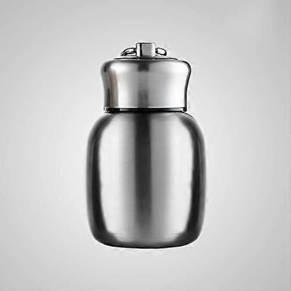 Vattenflaska i Rostfritt Stål, Mini 200ml Vakuumisolerad Vattenflaska Vakuum Läckagesäker Sport Isolerad Tumlare Vakuumkopp Varm och Kall Vattenflaska
