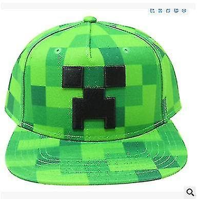 Minecraft Snapback Baseball Cap Herr Dam Bomull Baseball Cap Andningsbar Solhatt
