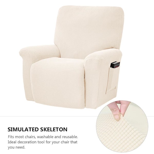 1 st Non-slip Recliner Stolskydd Elastisk Fåtölj Överdrag Massage Soffa Överdrag