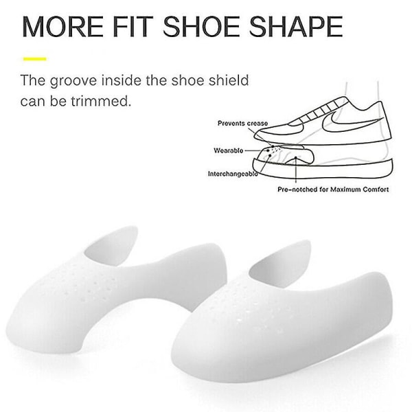 Anti-krøll joggesko Trener Shields Force Field Reducer Shoes（S，White）