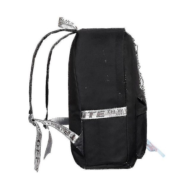 Billie Eilish Peripheral School Bag Casual Canvas Backpack Style A