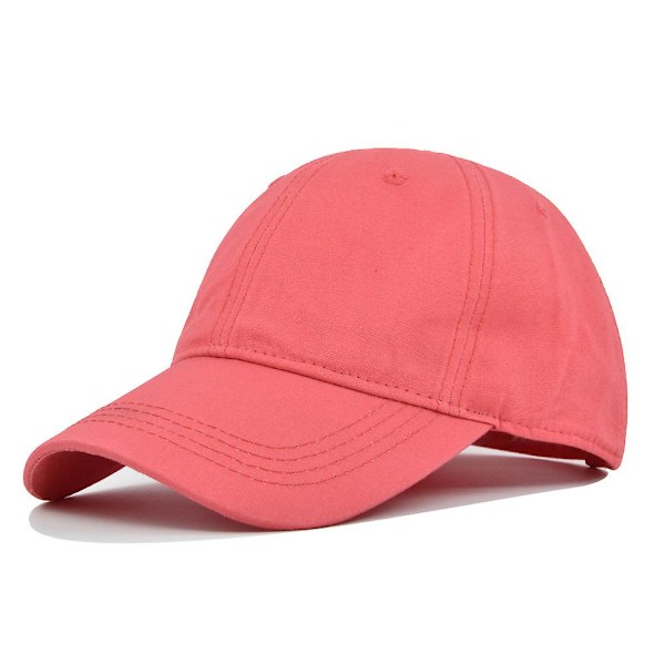 Høj kvalitet ensfarvet ren bomuld baseball cap med skygge, mesh cap med buet skygge, solskærm, let bræt cap