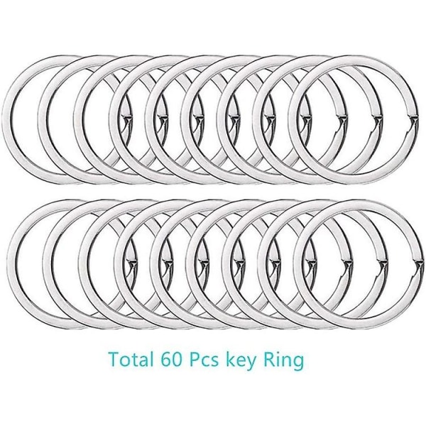 120 st vridbara snäpphakar med nyckelringar, premium metall vridbara hummerkloslås storlek 25 mm för nyckelringklämma snodd, smyckestillverkning, hantverk, silver