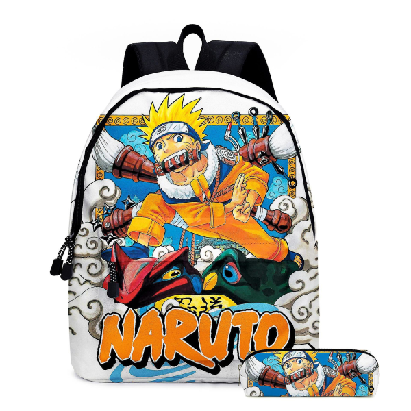 Naruto Naruto Rygsæk Mand Og Kvinde Primary School Taske Diy Anime Rygsæk_e