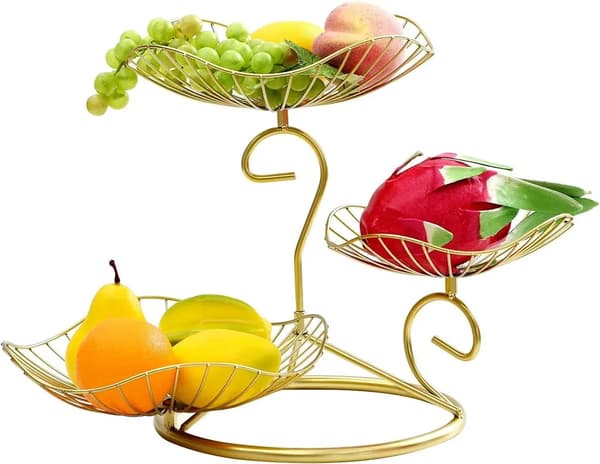 Fruktkorgar, fruktställ, metallfruktställ