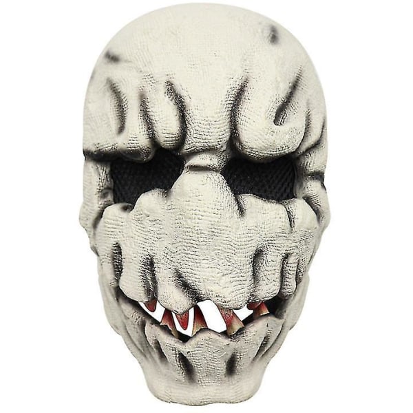 Latex Halloween Skræmmende fuld hovedmaske Cosplay Clown Devil Horror Ansigtsmasker Rekvisitter (1 stk)