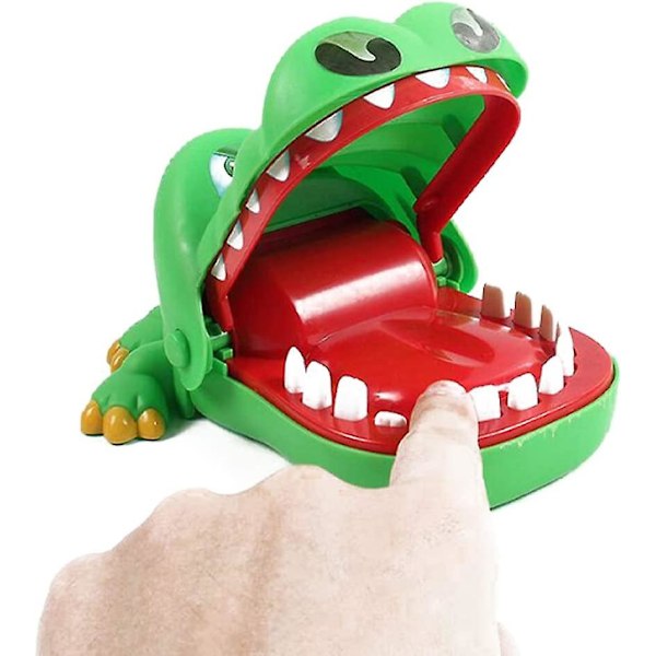 Krokodilleleke Klassisk Munn,acsergery Krokodille Biter Finger Spill Morsomme Leker