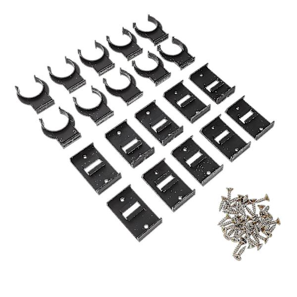 10 set kök sparkbräda sockelklämmor skåp sparkbräda klämmor med skruvar