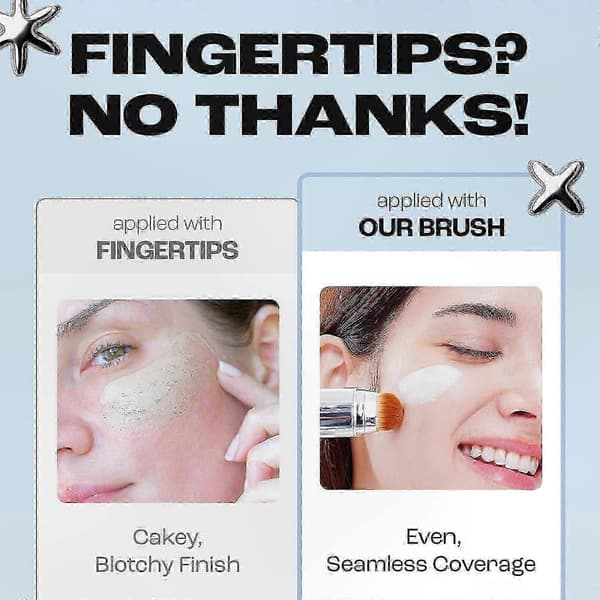 Fargeskiftende foundation-stift med blekende effekt Natural