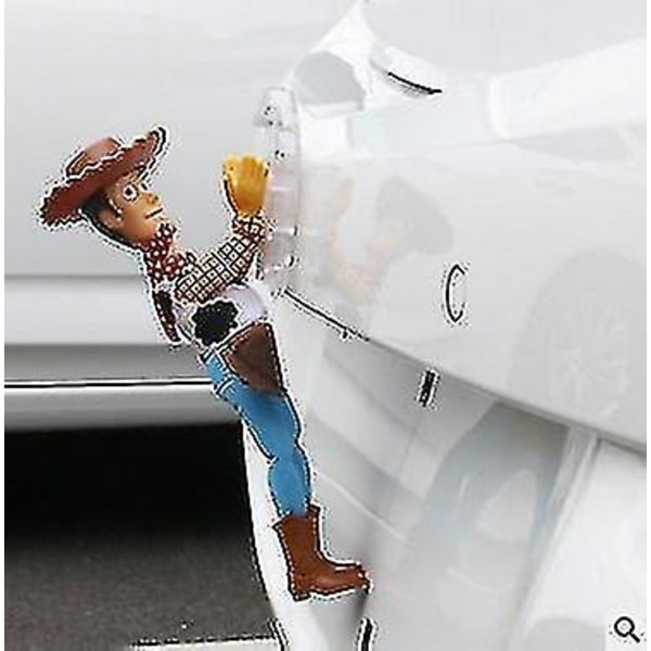Biltagsdekoration Dukke Bilhale Sjov dukke Bil Udvendig dekoration Gave til far (buzz Rescue Woody (ingen hætte))