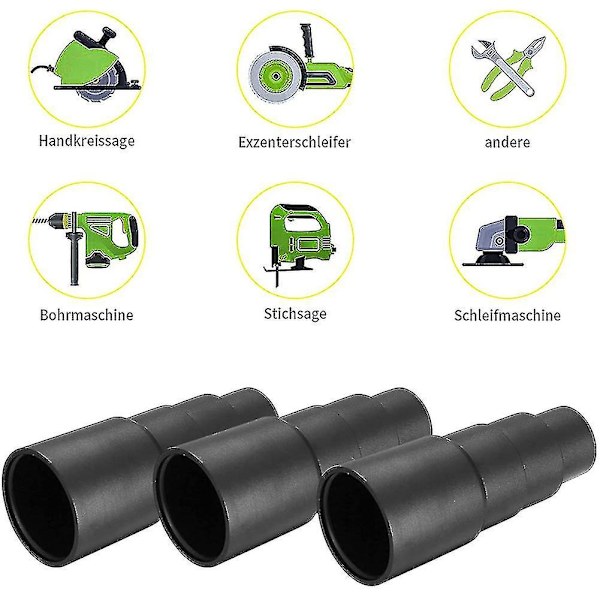 6 stycken dammsugaradapter, universell dammsugaradapter, dammsugarslangkonverteradapter, V