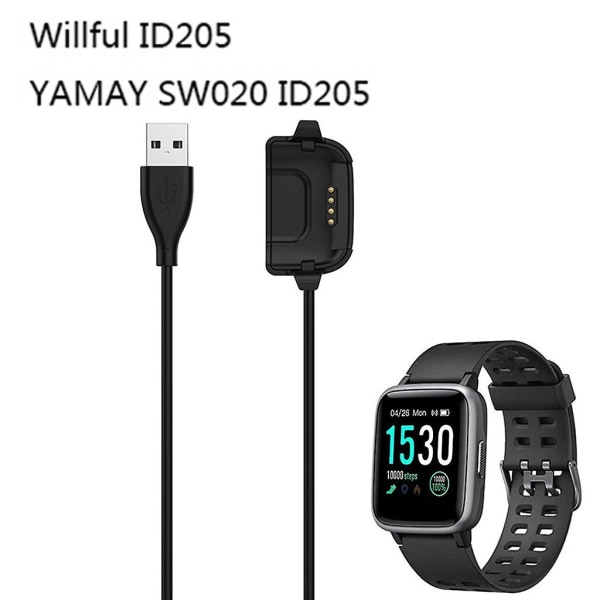 Laddningskabel för Smart Watch Dock för-YAMAY SW020 ID205 Willful ID205