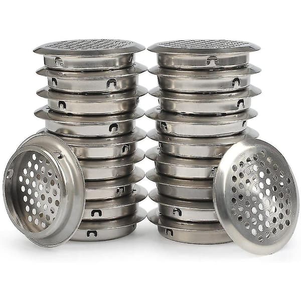 50 stk Ventilasjonsrist i rustfritt stål Ventilasjonshull