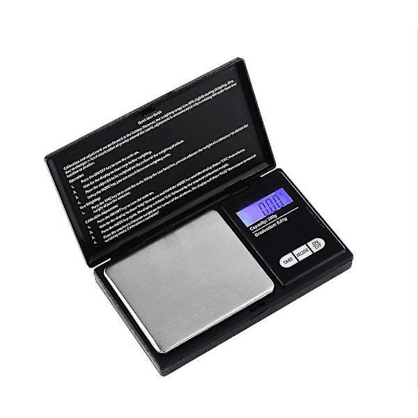 Mini Smyckesskala Elektronisk Vågskala 1000g X 0.1g Balansvåg Fickkök Hushålls Elektronisk Elektronisk Vågskala