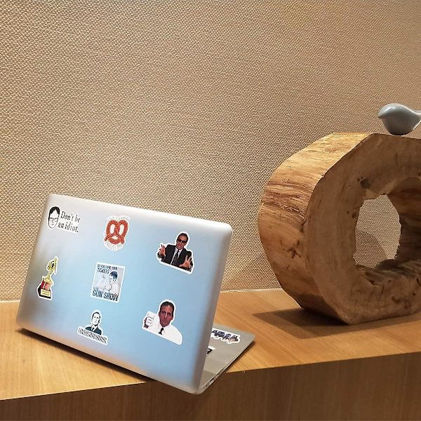 WABJTAM The Office klistermærker 50-pak - The Office klistermærker til bærbare computere, The Office bærbare klistermærker, sjove klistermærker til bærbare computere, computere, H