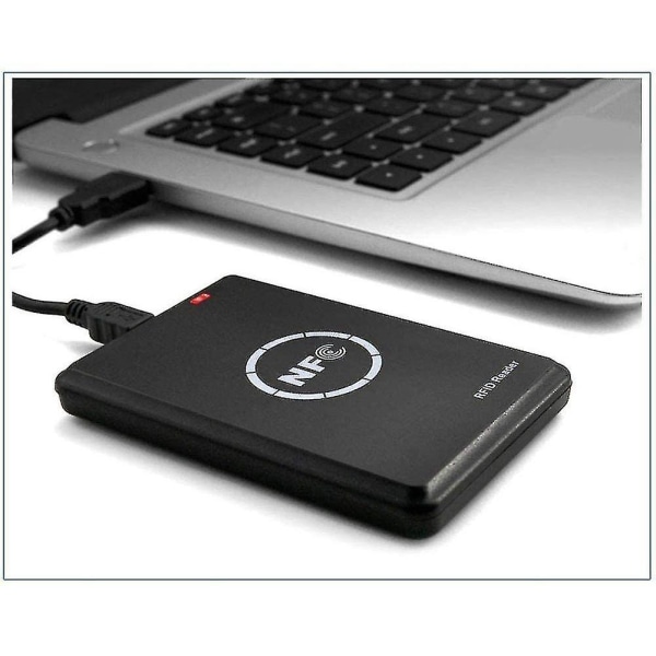 Rfid Nfc Kopiatorläsare 13,56mhz programmerare USB T5577 Em4305（svart）