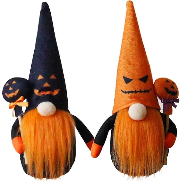 Halloween Nisser Dekorationer, 1 stk Håndlavet Tomte Svensk Gnome Skandinavisk Figur Nordiske Nisser Plys Jul Elf Dukke Ornamenter Hjem Dekoration Gaver