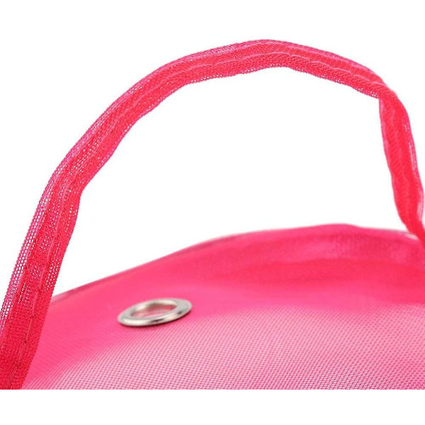 Bärbar stickad väska cylinder nät ull arrangör lätt bekväm behållare tote väska för garn