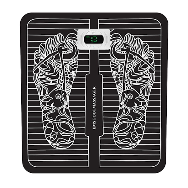 Ems Electric Foot Massager Electric Foot Massage Pad, Wrinkles Portable To Promote Blood Circulation