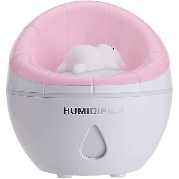 Cotree USB Liten Soffa Luftfuktare, Mini Cool Luftfuktare 350ml Vattenvolym, One Touch Avstängning För Hemmakontor Sovrum (rosa) Rosa -
