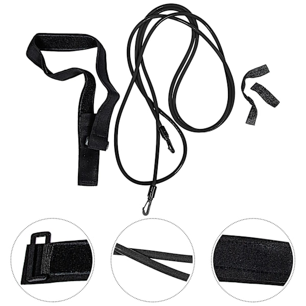 1 set simmotståndsband simträning bälte sim bungee rep kit simträningstillbehör