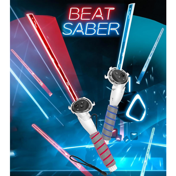 Gorilla Tag Lange Armhåndtak Tilbehør Kompatibelt Med Oculus Quest 3 Kontrollere, Doble Håndtak Forlengelsesgrep For Meta Quest 3 Tilbehør For Beat