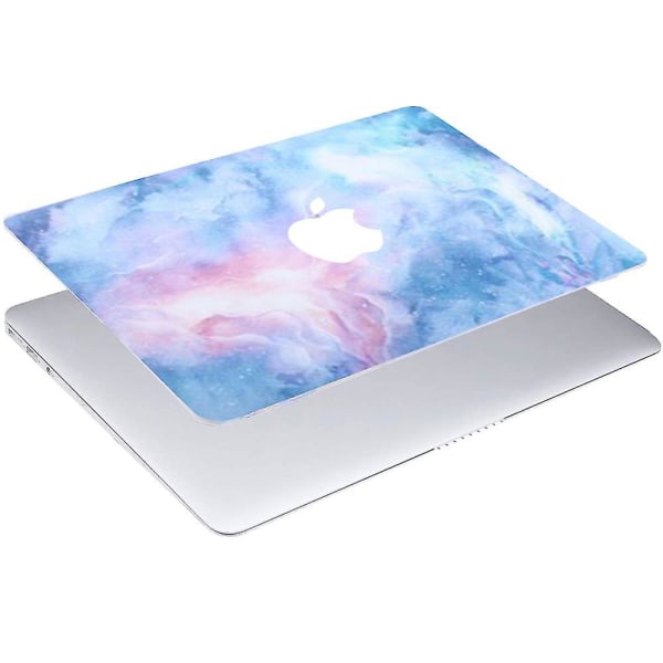 Kompatibel laptopveske for Macbook 12 Retina(a1534) plastdeksel med hardt skall med tastaturmembran（blått utstryk）