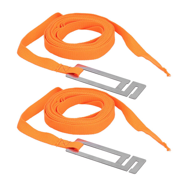 Bihusrem - 2 st bärbar biodlingstillbehör för fast åtdragning och buntning (orange)