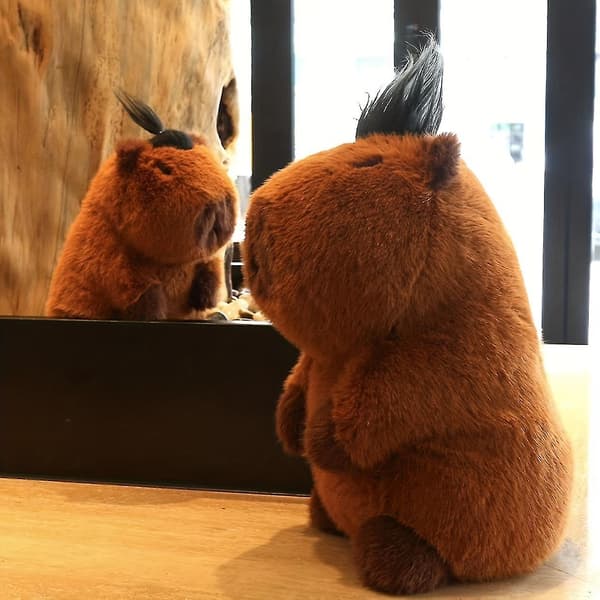 Gosedjur Capybara Dock Capybara Plyschdocka Sovkudde