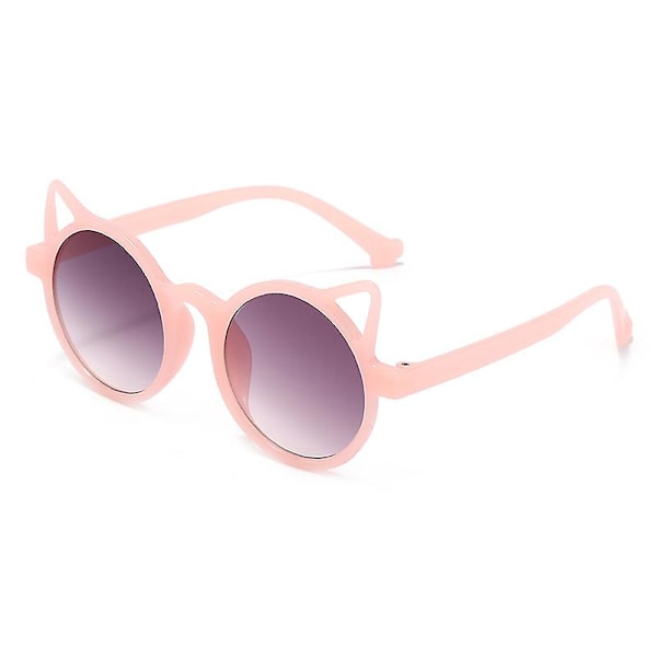 Nya barns mode solglasögon flicka söt liten kattformad solglasögon söt pojke utomhus solskydd glasögon UV400 Oculos De Sol（A3）