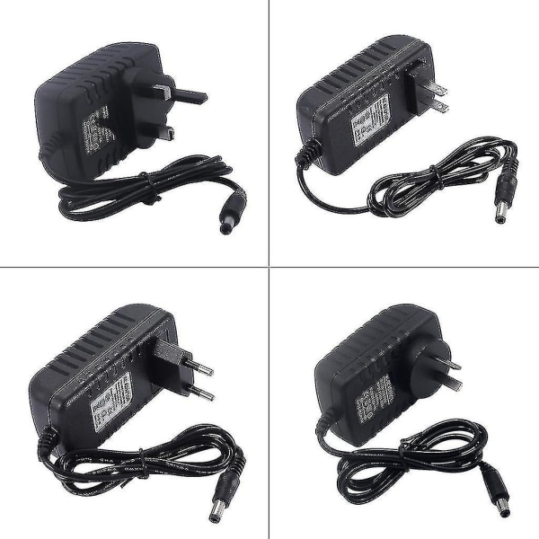10v 1a 1.5a 2a 3a Ac/dc Adapter Switch Strömförsörjning Laddare För Led Ljusremsor - Snngv（3A，US）