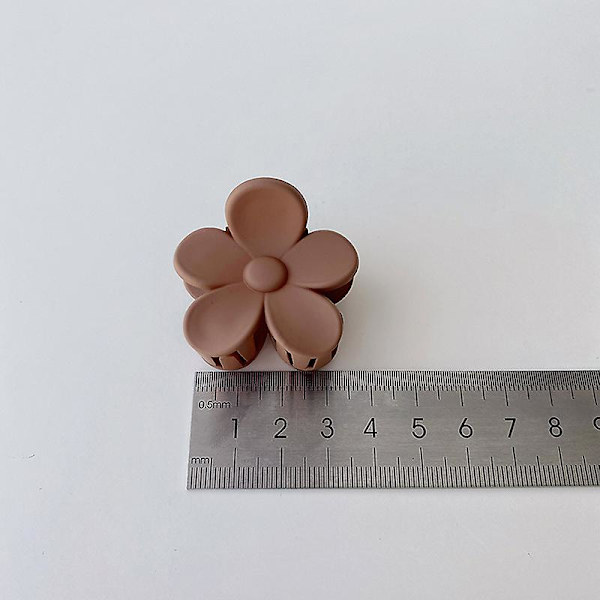 Hårklämma Blomma Mini Hårkäke Klämma Halkskydd Spännen Hårnålar, set om 5 st