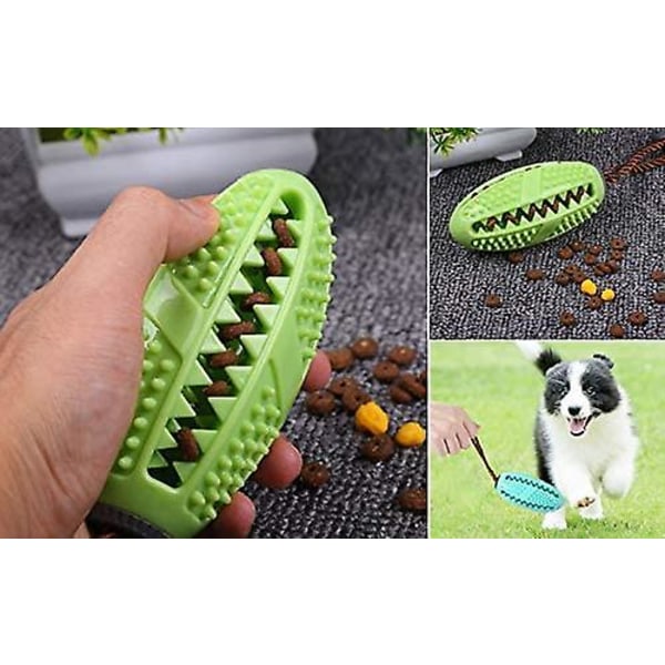 Hundelegetøj med sugekop, Hundelegetøj, Multifunktions kæledyr Molar Sundhed Effektiv tandrensning Modstandsdygtig udskåret legetøjsbold til hund
