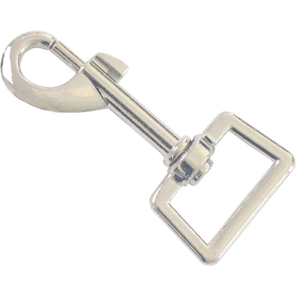 10 st Swivel Snap Hooks Metall Tungt Arbetsklämma Spänne Utlösare Klipp Multifunktionell - Bäst för Fjäderdjursspänne, Handgjorda Hantverksprojekt (Trapezoid Ring I