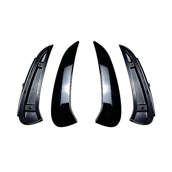 Blank svart bakre stötfångare spoiler utlopp trim lock för - C-klass W206 C260 2022+ biltillbehör