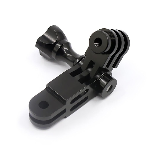 Cnc Aluminium Trevejs Pivot Arm Mount Adapter Til Gopro Hero 9 8 7 6 1 2 3+ 4 5 Session /yi /sjcam /eken /sony Action Kameraer（Sort Uden Logo）